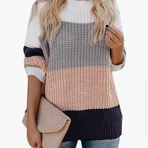 Color Block Sweater